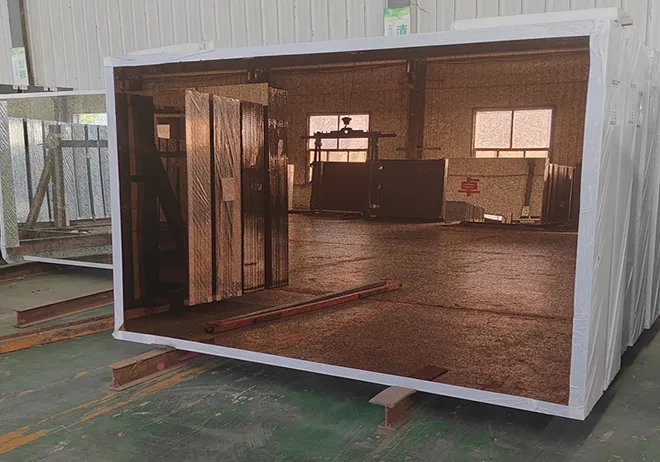 sand blasting mirrors