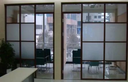 windows with reflective glass